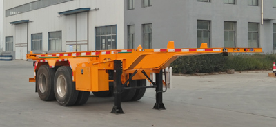 梁郓牌SLY9350TWY危险品罐箱骨架运输半挂车